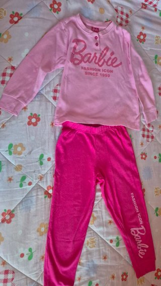 Pigiama Barbie bambina tg 5/6