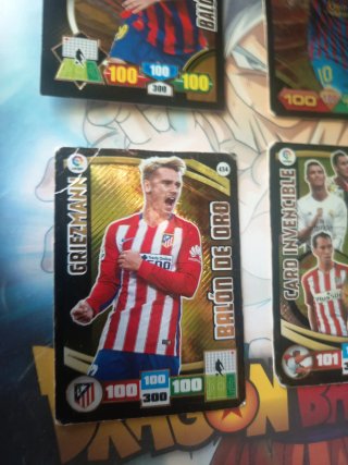 Lote 4 cromos Adrenalyn XL Balón de Oro