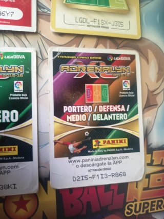 Lote 4 cromos Adrenalyn XL Balón de Oro