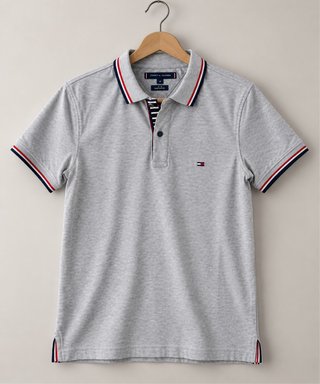 Polo Tommy Hilfiger Gris Talla S