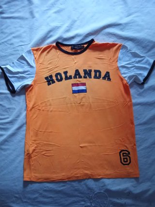 Camiseta Holanda Futbol Talla l
