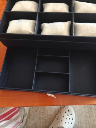 Caja para 6 Relojes y Joyero