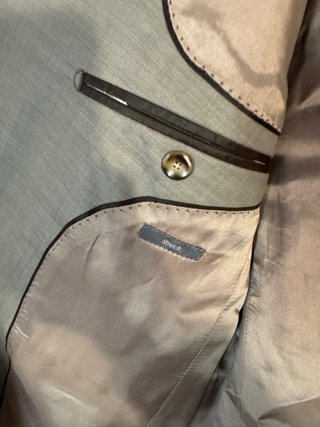 Traje de hombre gris