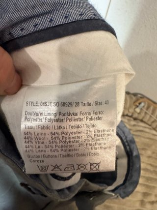 Traje de hombre gris