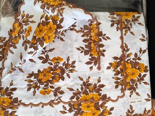 Completo per letto matrimoniale vintage anni '70