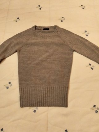 Jersey de punto gris