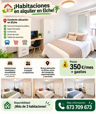 Se alquila habitación