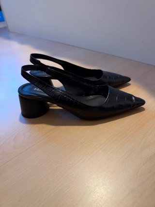 Zapatos Mango Talla 38 Tacón Bajo
