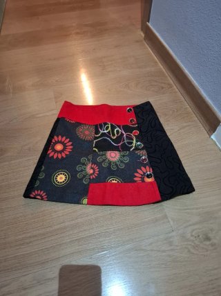 Minifalda de paño Desigual