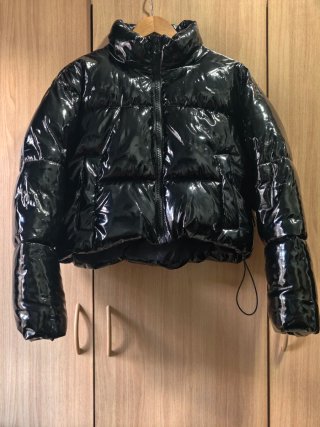 Chaqueta Bomber Negra Talla S