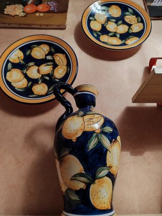 Conjunto Cerámica artesanal Catalina Alcaide