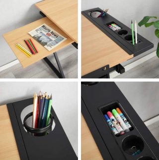 Mesa de Dibujo Ajustable Madera y Metal