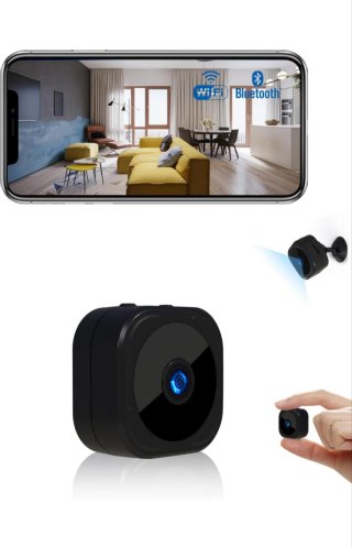 Mini videocámara de vigilancia WiFi/Bluetooth