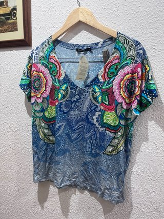 Camiseta Desigual Estampada Floral
