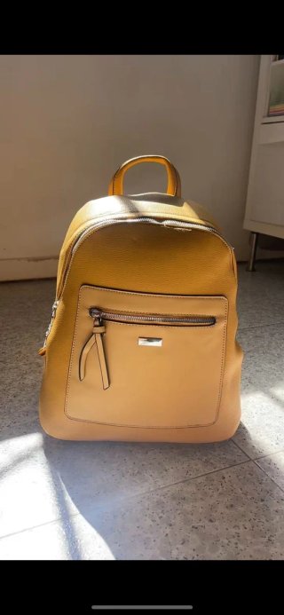 Bolso Mochila Amarillo