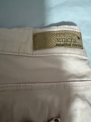 Pantalón Amichi Essential Denim Beige