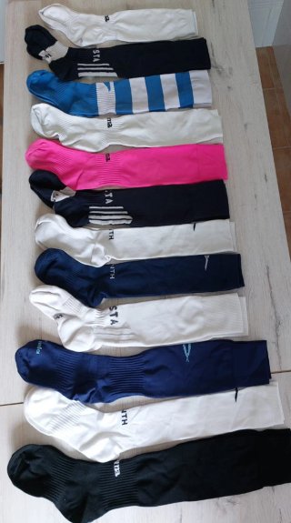 Lote de 12 pares de calcetines de hockey