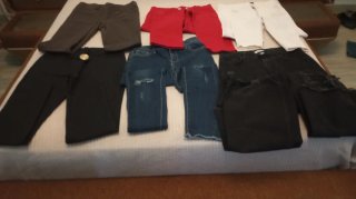 Lote de 6 pantalones de chica surtidos