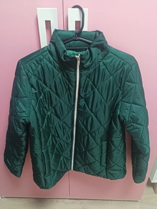 Chaqueta acolchada Venca verde talla S