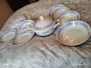 Vajilla Antigua de Porcelana