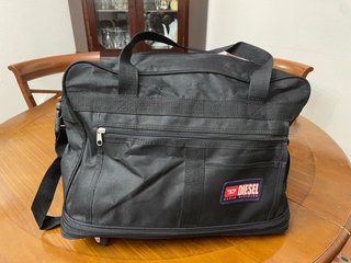 Borsa da viaggio Diesel nera