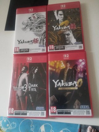 Pack 4 Juegos Yakuza Nintendo Switch