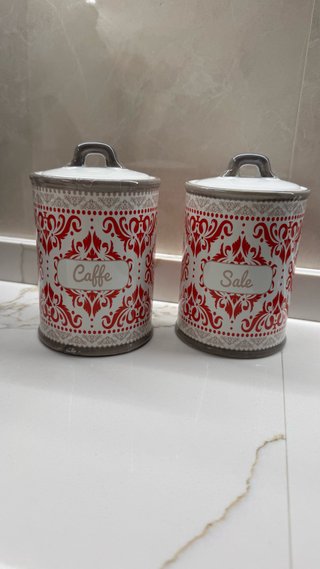 Set 2 Barattoli Caffe e Sale