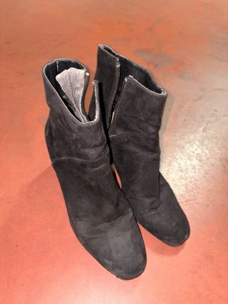Botines Zara Tacón Ancho Estilo Ankle Boot