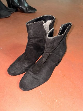 Botines Zara Tacón Ancho Estilo Ankle Boot