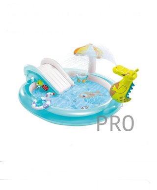 Piscina infantil hinchable con dispersor