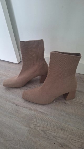 Botines Zara Beige Talla 39