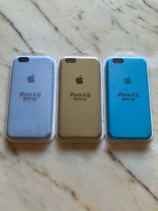 3 Fundas de Silicona para iPhone 6s