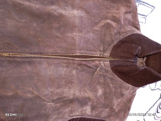 Chaqueta de napa marrón