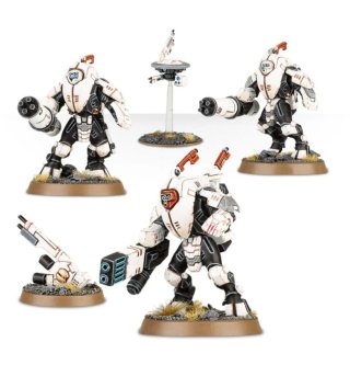 Tau XV25 Stealth Battlesuits Warhammer en matriz