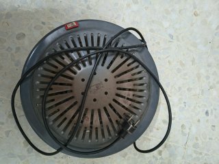 Estufa Eléctrica Redonda Gris