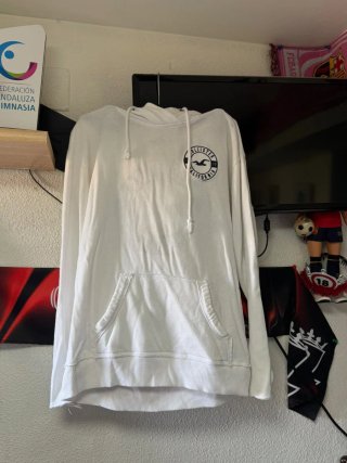 Sudadera Hollister Blanca