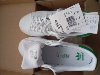 Zapatillas Adidas Stan Smith J Blancas/Verdes.