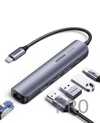 Adaptador USB C a HDMI 4K Gigabit UGREEN