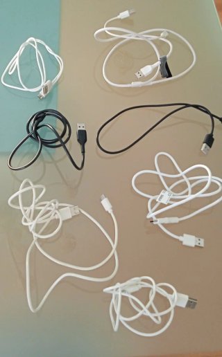 Lote de 7 Cables de Carga USB a Tipo C.