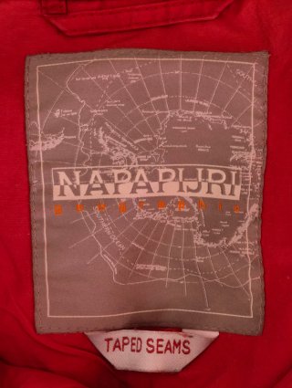 Napapijiri Abrigo Anorak Rojo talla M