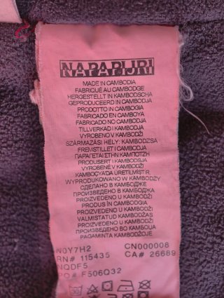 Napapijiri Abrigo Anorak Rojo talla M