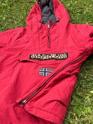 Napapijiri Abrigo Anorak Rojo talla M