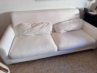 Sofá 3 plazas Ikea blanco