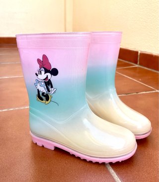 Botas de agua Minnie Mouse de la talla 29