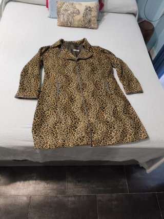 Abrigo El Corte Inglés Estampado Animal