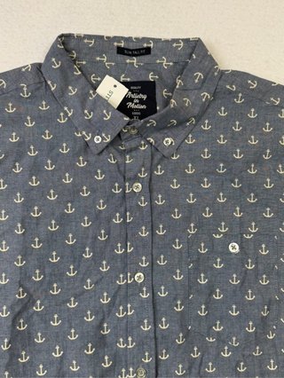 Camisa Artistry In Motion Estampado Ancla Hombre