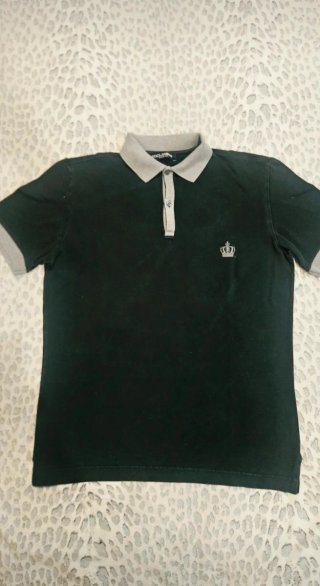 Polo Dolce & Gabbana verde e grigia