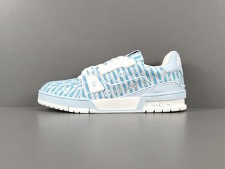 Zapatillas Louis Vuitton Azul y Blanco
