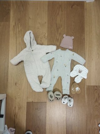 Lote Ropa Bebé Invierno 1-3 Meses