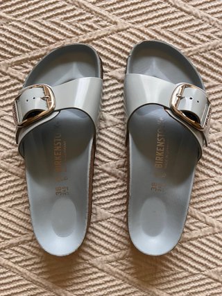 Sandalias Birkenstock Madrid Big Buckle Baby blue